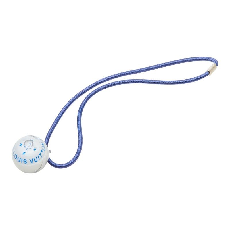 Louis Vuitton Cup Limited Compass Direction Magnet Necklace Choker Blue White — view 4