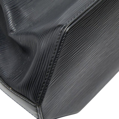 Louis Vuitton Epi Sac Depot GM Shoulder Bag Noir Black Leather — view 8