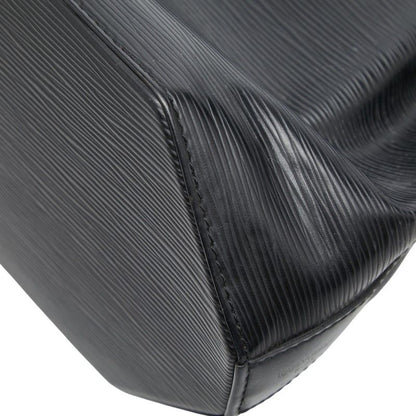 Louis Vuitton Epi Sac Depot GM Shoulder Bag Noir Black Leather — view 7