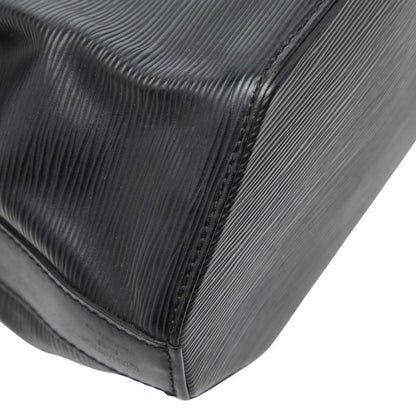 Louis Vuitton Epi Sac Depot GM Shoulder Bag Noir Black Leather — view 6