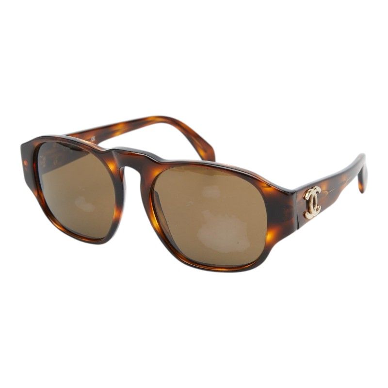 Chanel CC Logo Sunglasses Brown Acetate 1- Eyewear