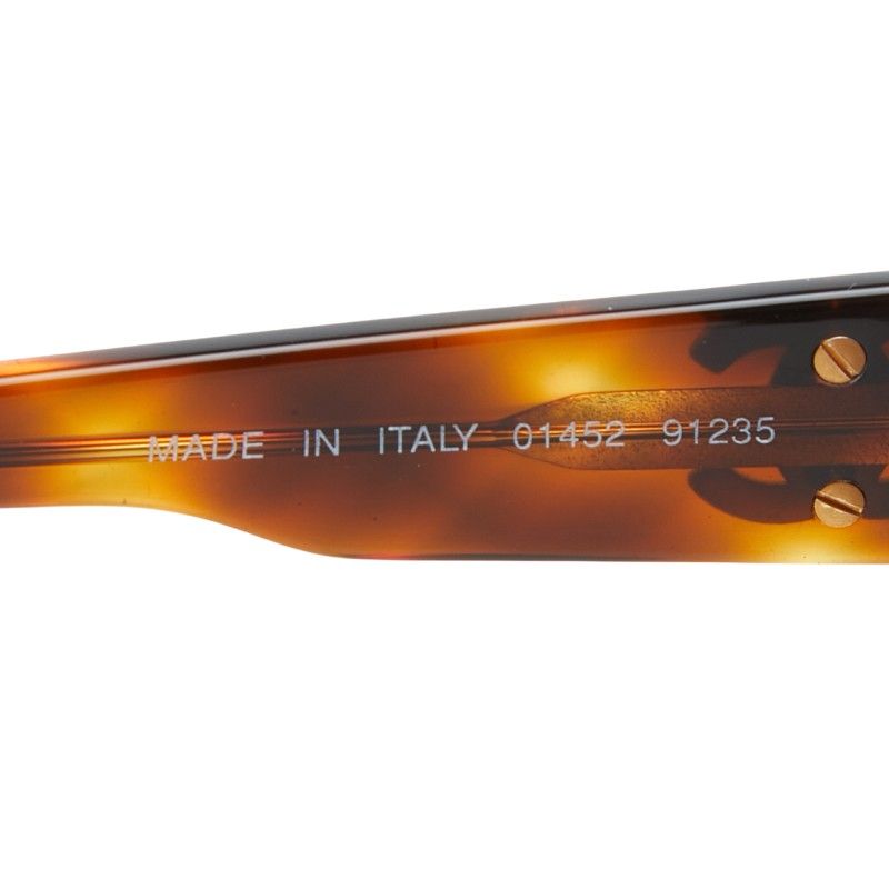Chanel CC Logo Sunglasses Brown Acetate 1- Eyewear — view 5