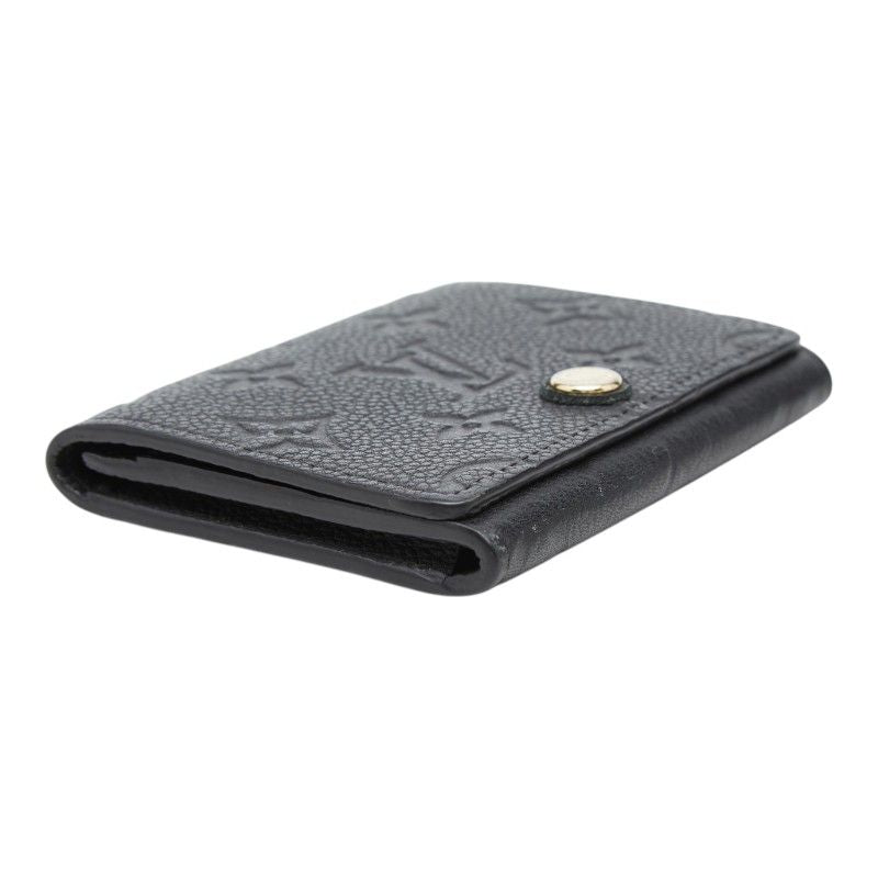 Louis Vuitton Monogram Empreinte Amberop Business Card Holder Case Noir Black — view 5