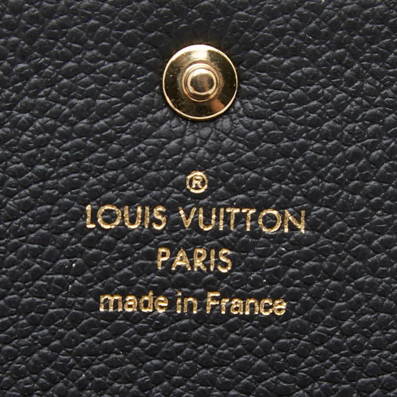 Louis Vuitton Monogram Empreinte Amberop Business Card Holder Case Noir Black — view 7