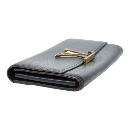 Louis Vuitton Portefeuille Capucines Bifold Wallet Black Taurillon Leather — view 5