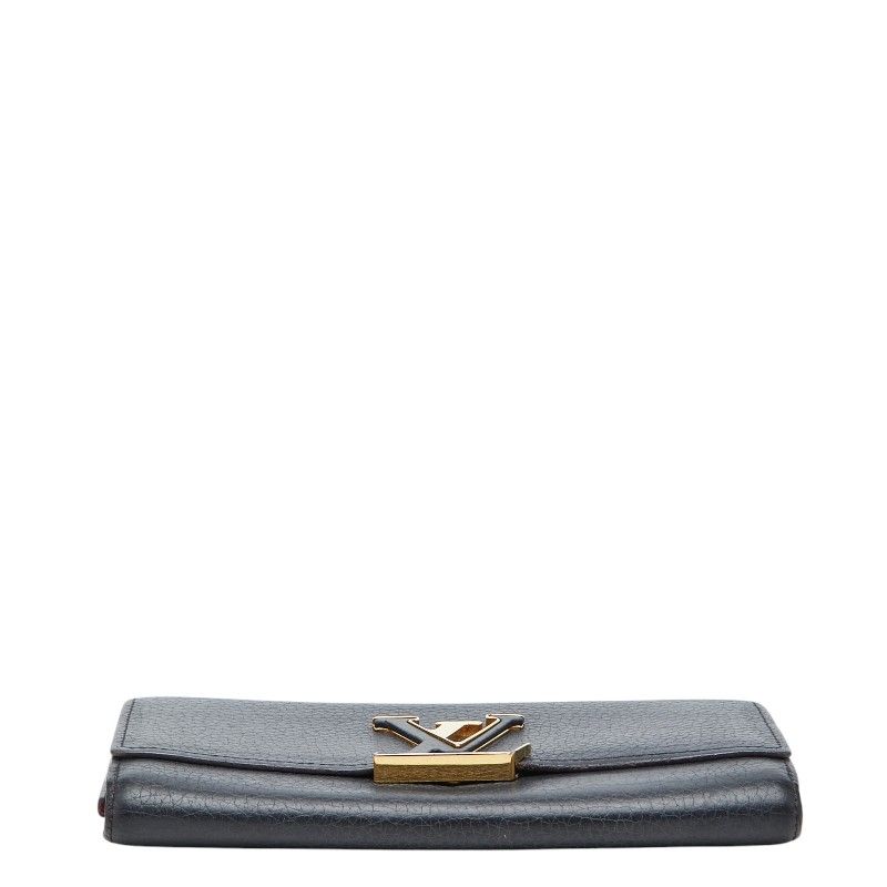 Louis Vuitton Portefeuille Capucines Bifold Wallet Black Taurillon Leather — view 3