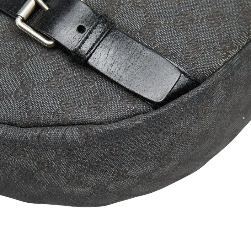 Gucci GG Canvas Cles Shoulder Bag Crossbody Black — view 5