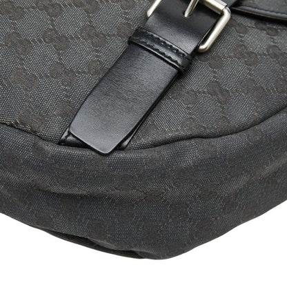 Gucci GG Canvas Cles Shoulder Bag Crossbody Black — view 4