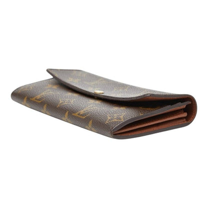 Louis Vuitton Monogram Portefeuille Sarah Wallet Brown Leather — view 4