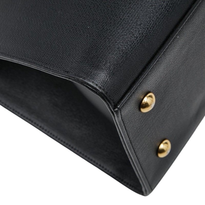 Saint Laurent Cabas Chic Shoulder Bag Black Leather — view 5