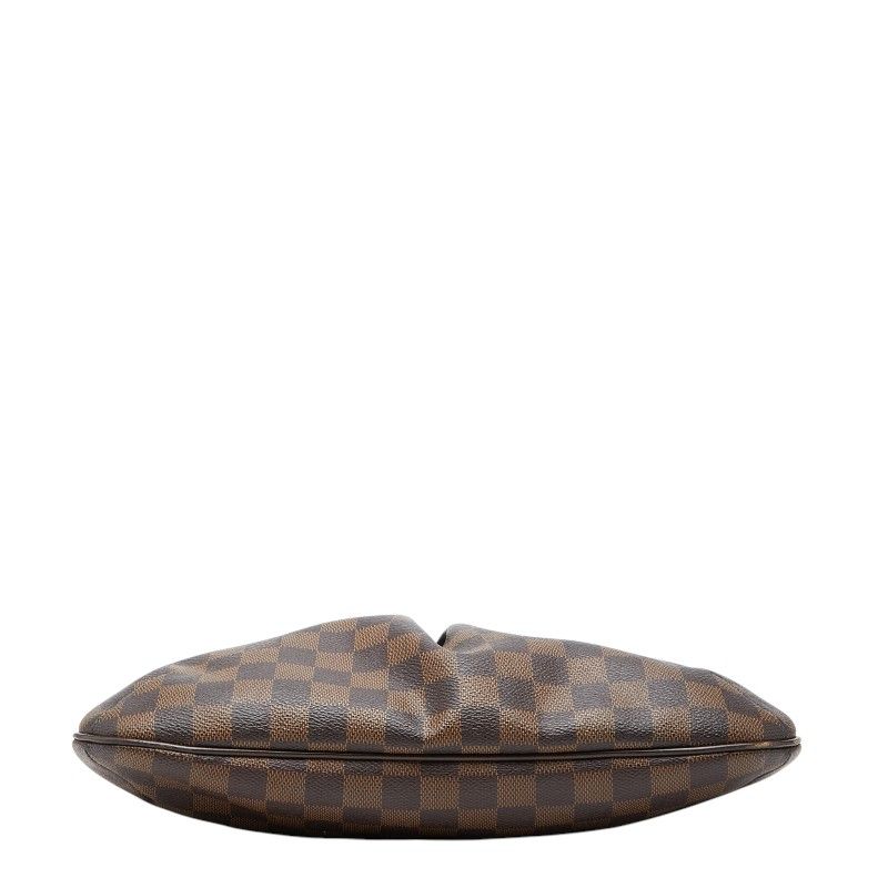 Louis Vuitton Damier Blue Msbeli PM Crossbody Shoulder Bag Brown Leather — view 3