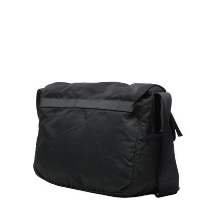 Prada Shoulder Bag Black Nylon Leather — view 2
