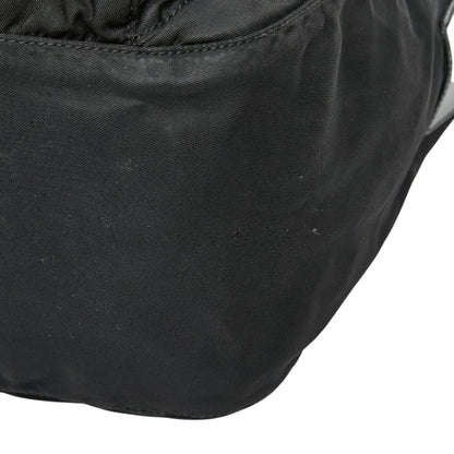 Prada Shoulder Bag Black Nylon Leather — view 8