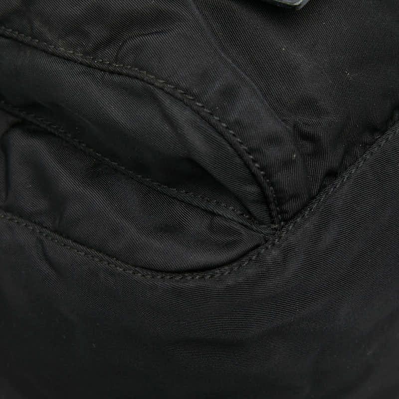 Prada Shoulder Bag Black Nylon Leather — view 5