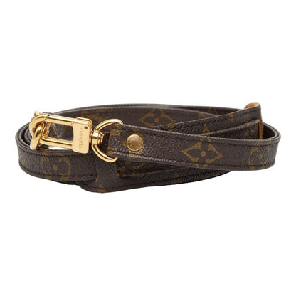 Louis Vuitton Shoulder Strap Brown Leather — view 2
