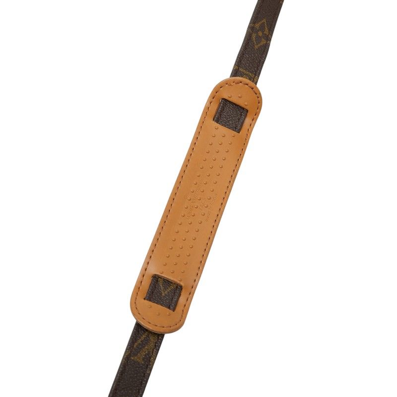 Louis Vuitton Shoulder Strap Brown Leather — view 5