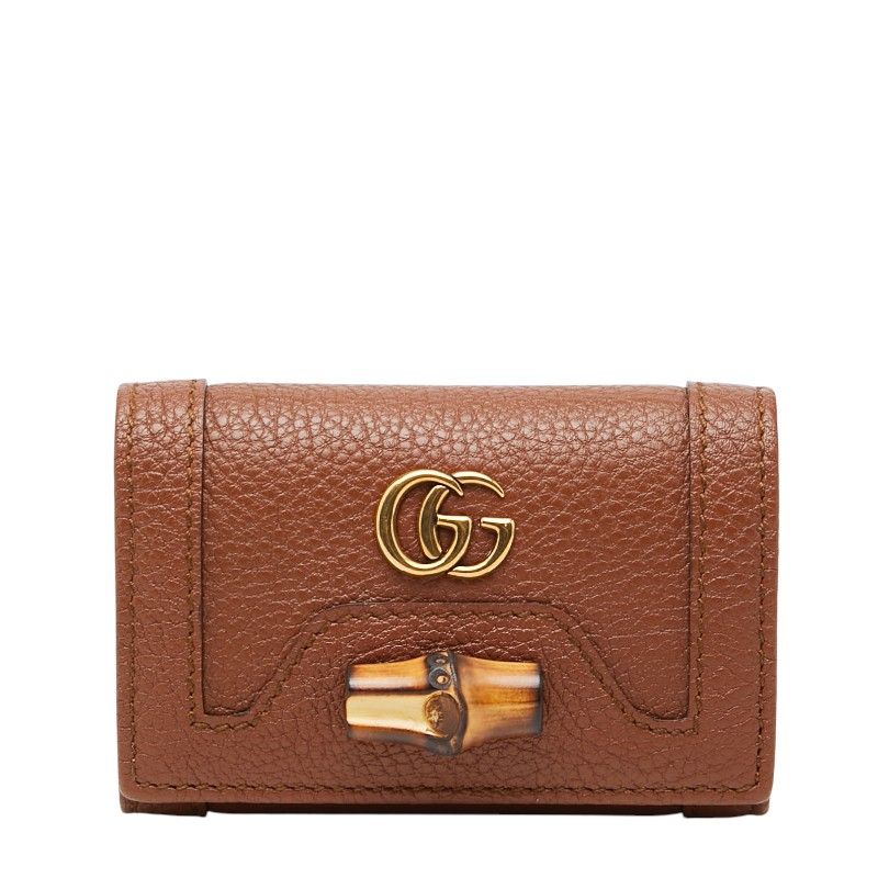 Gucci Diana Key Case Brown Leather 1- Key Holder