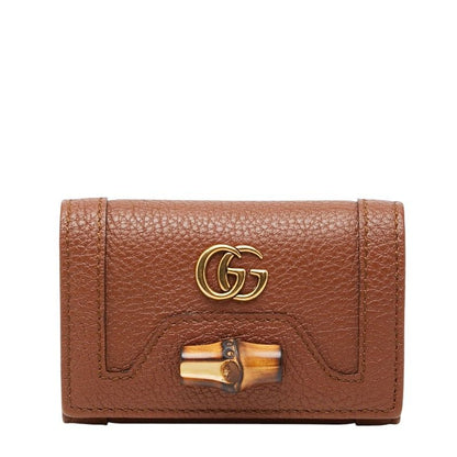 Gucci Diana Key Case Brown Leather 1- Key Holder