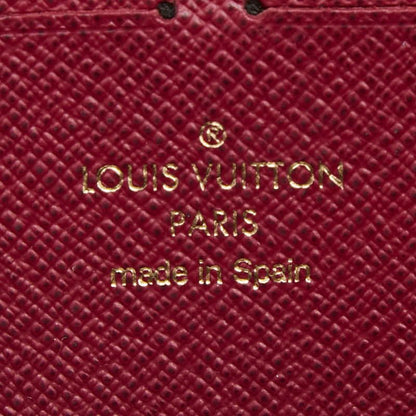 Louis Vuitton Monogram Portefeuille Clemence Zip Around Wallet Brown Fuchsia — view 8