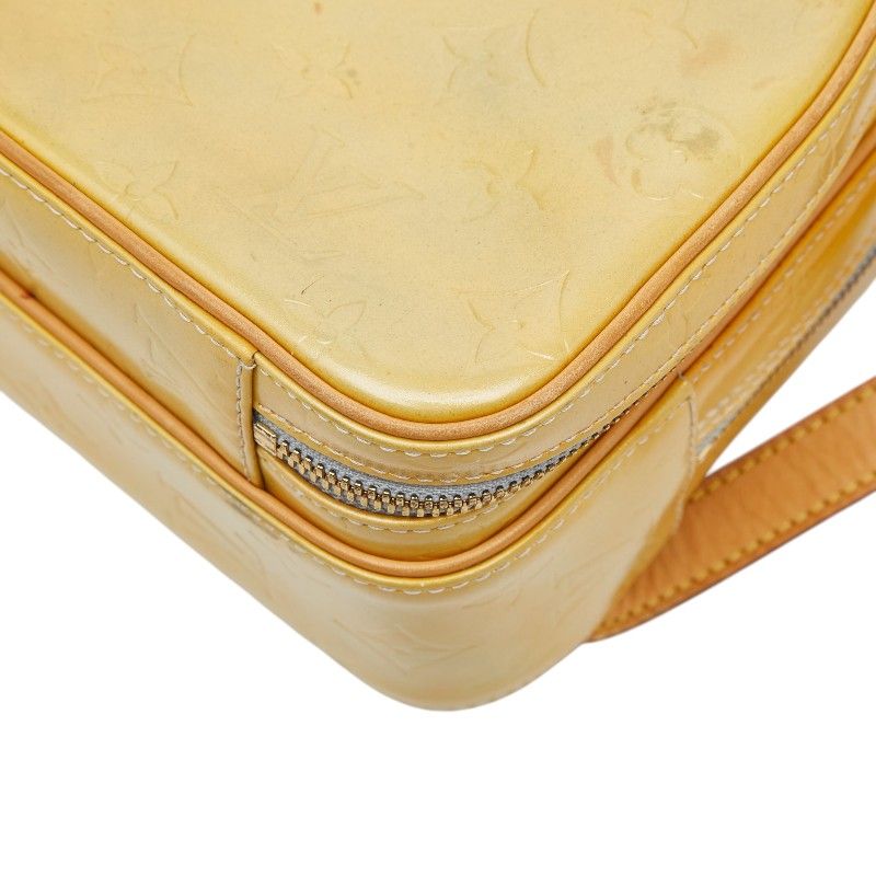 Louis Vuitton Monogram Vernis Backpack Gray Yellow Patent Leather — view 4
