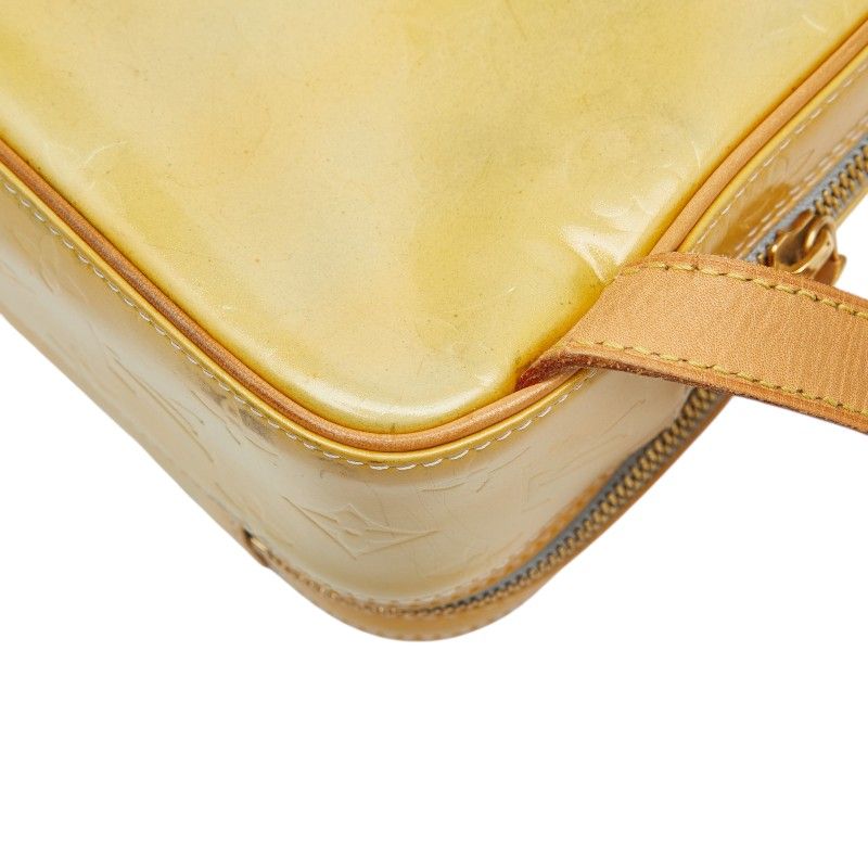 Louis Vuitton Monogram Vernis Backpack Gray Yellow Patent Leather — view 6