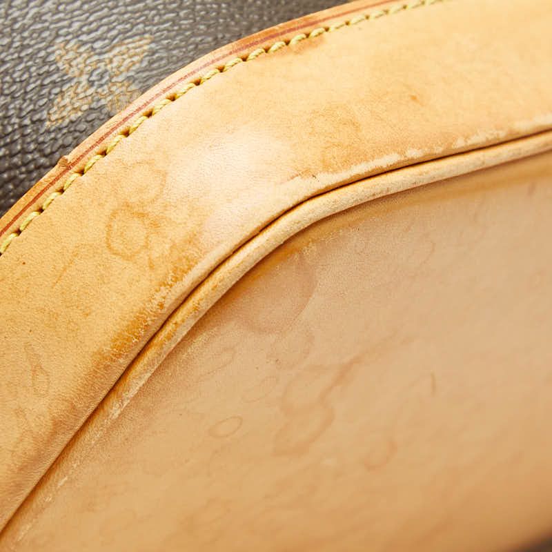 Louis Vuitton Monogram Alma PM Handbag Brown Leather — view 5