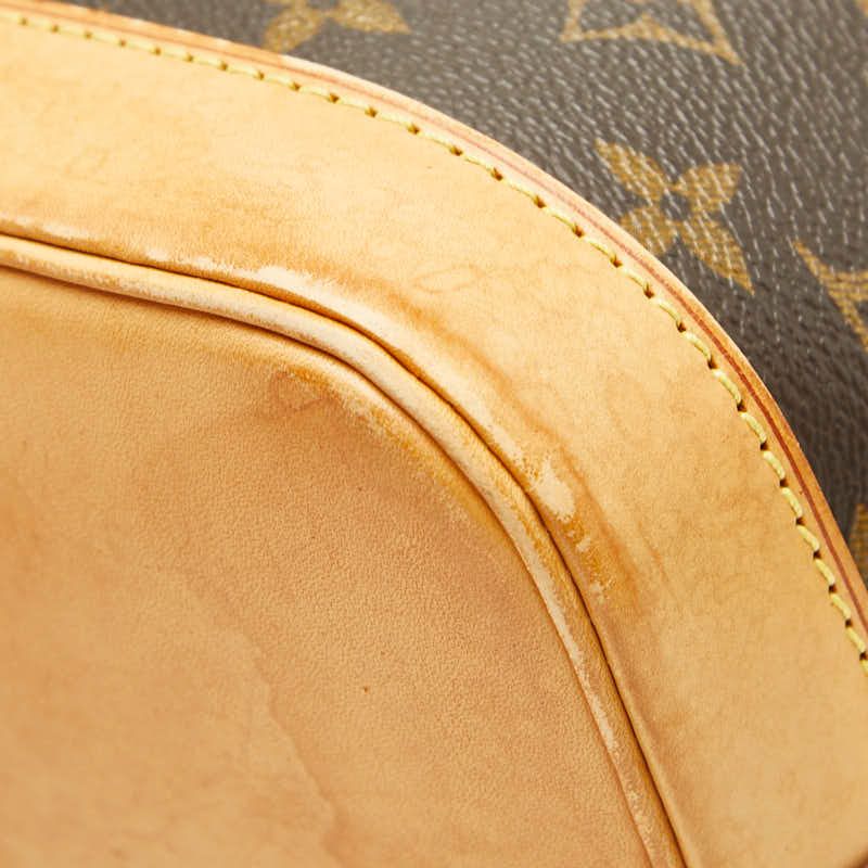 Louis Vuitton Monogram Alma PM Handbag Brown Leather — view 4