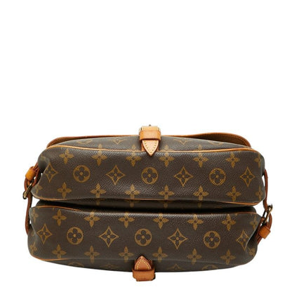 Louis Vuitton Monogram Saumur 30 Crossbody Shoulder Bag Brown Leather — view 3