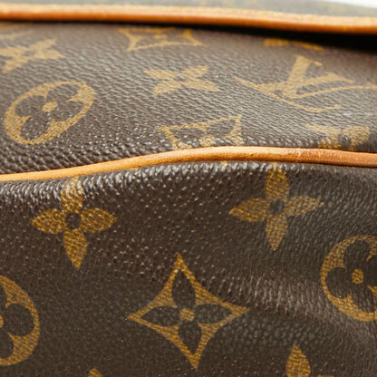 Louis Vuitton Monogram Saumur 30 Crossbody Shoulder Bag Brown Leather — view 6