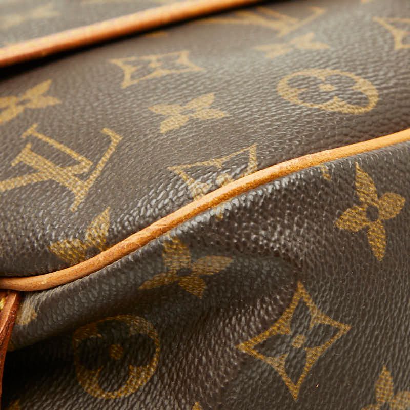 Louis Vuitton Monogram Saumur 30 Crossbody Shoulder Bag Brown Leather — view 5