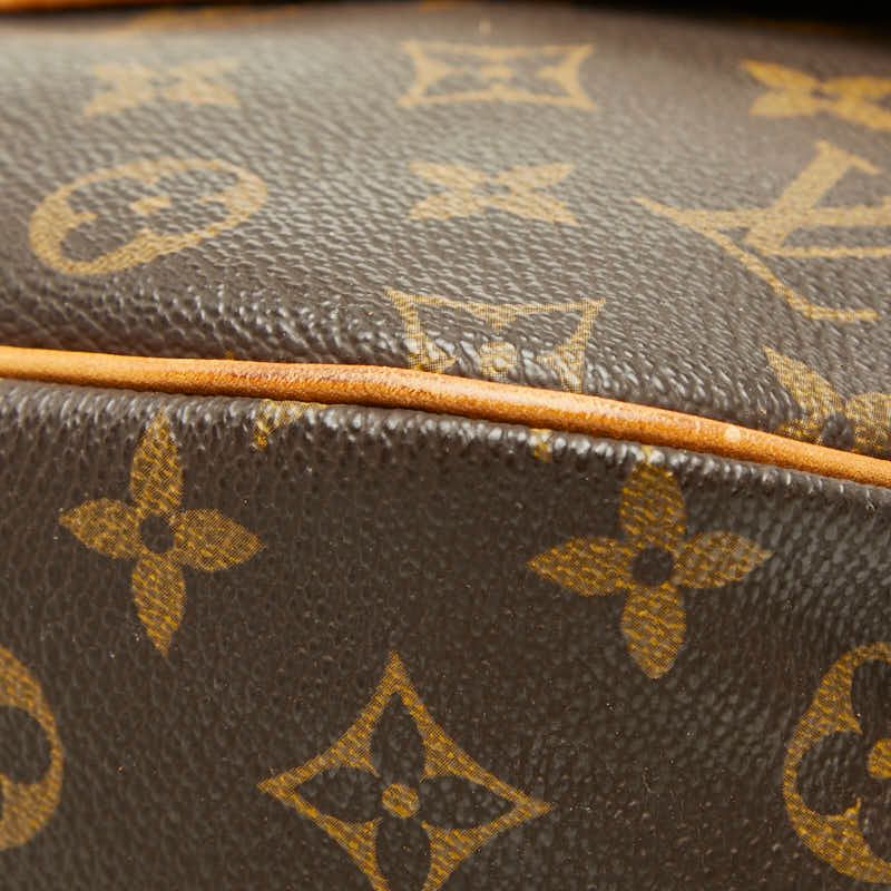 Louis Vuitton Monogram Saumur 30 Crossbody Shoulder Bag Brown Leather — view 4