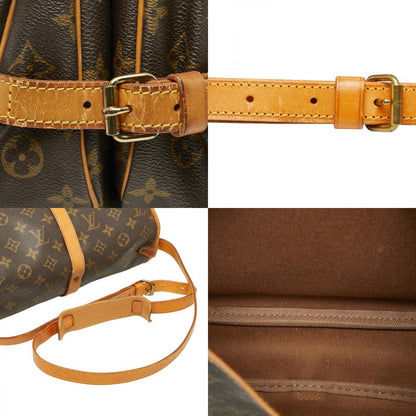 Louis Vuitton Monogram Saumur 30 Crossbody Shoulder Bag Brown Leather — view 9