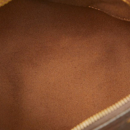 Louis Vuitton Monogram Speedy 25 Mini Boston Bag Brown Leather — view 9
