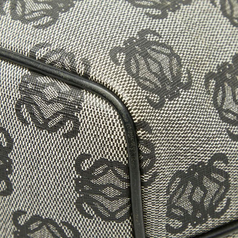 Loewe Anagram Tote Gray Black Leather — view 4