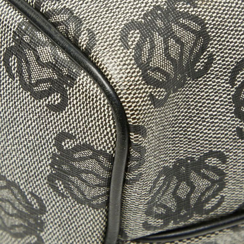 Loewe Anagram Tote Gray Black Leather — view 6