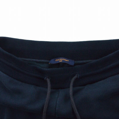 Louis Vuitton Silk Blend Signature Track Trousers Sweatshirt Pants L Navy Uqq — view 6