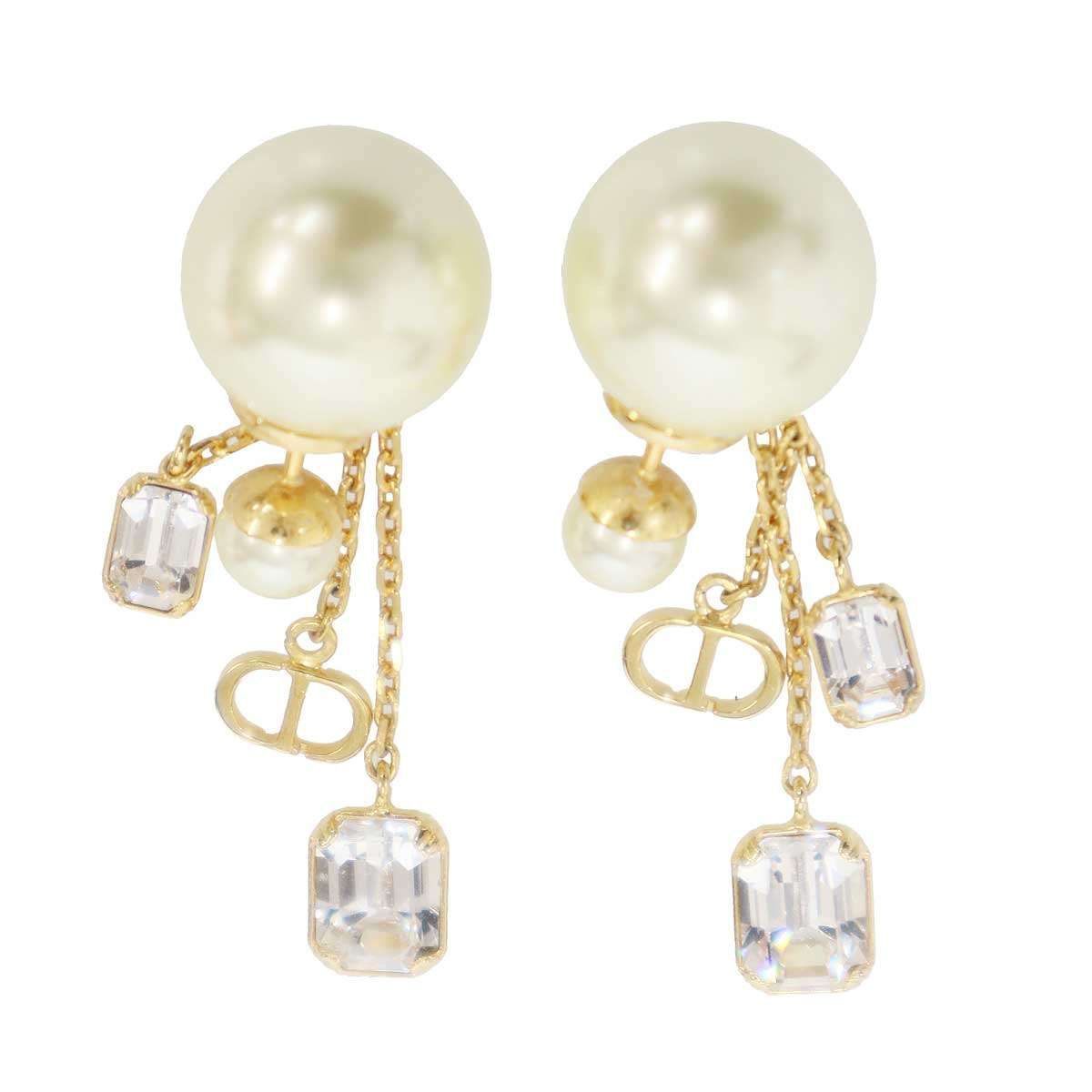 Dior Stone Pearl Earring
