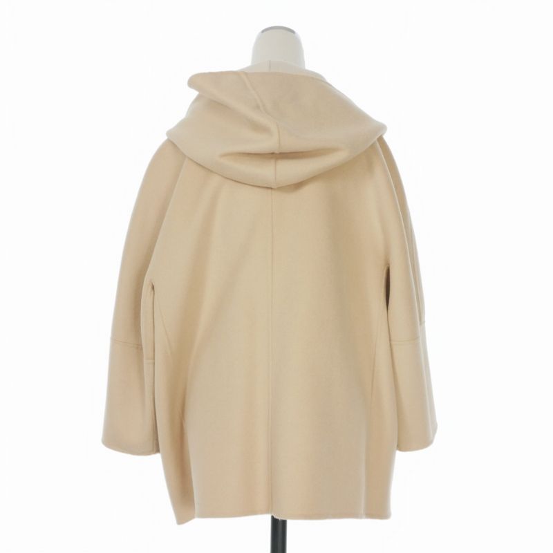 Max Mara Weekend Line Kuchitoamano Reversible Hooded Double Face Coat Jacket — view 2