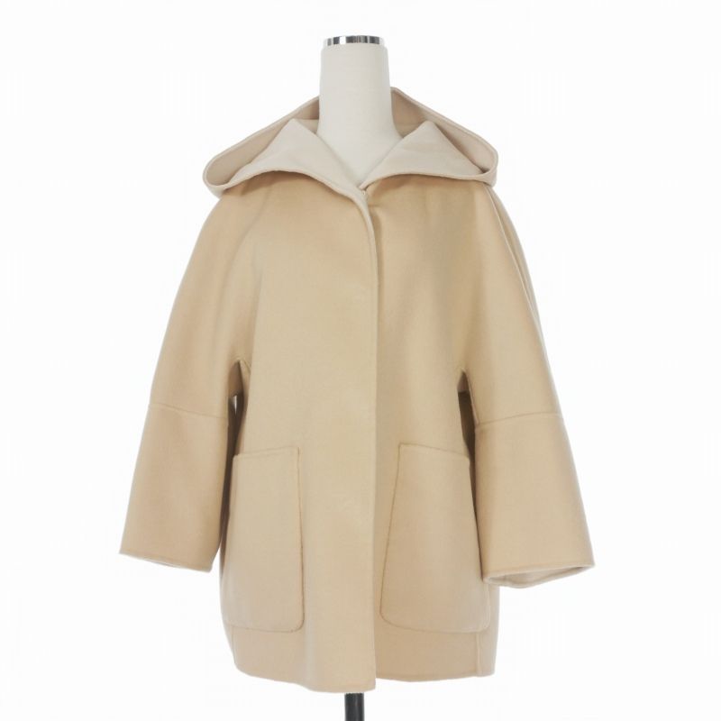 Max Mara Weekend Line Kuchitoamano Reversible Hooded Double Face Coat Jacket