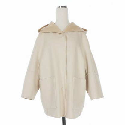 Max Mara Weekend Line Kuchitoamano Reversible Hooded Double Face Coat Jacket — view 5