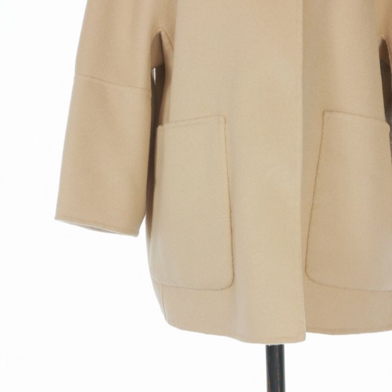 Max Mara Weekend Line Kuchitoamano Reversible Hooded Double Face Coat Jacket — view 4