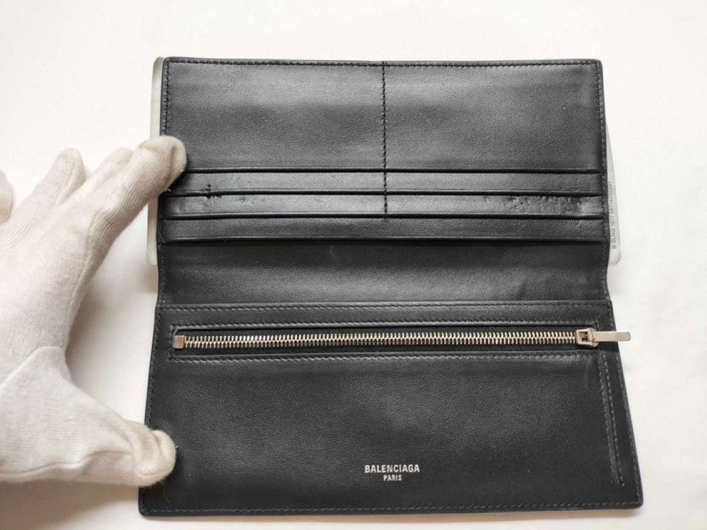 Balenciaga Wallet Passport Black Leather — view 5