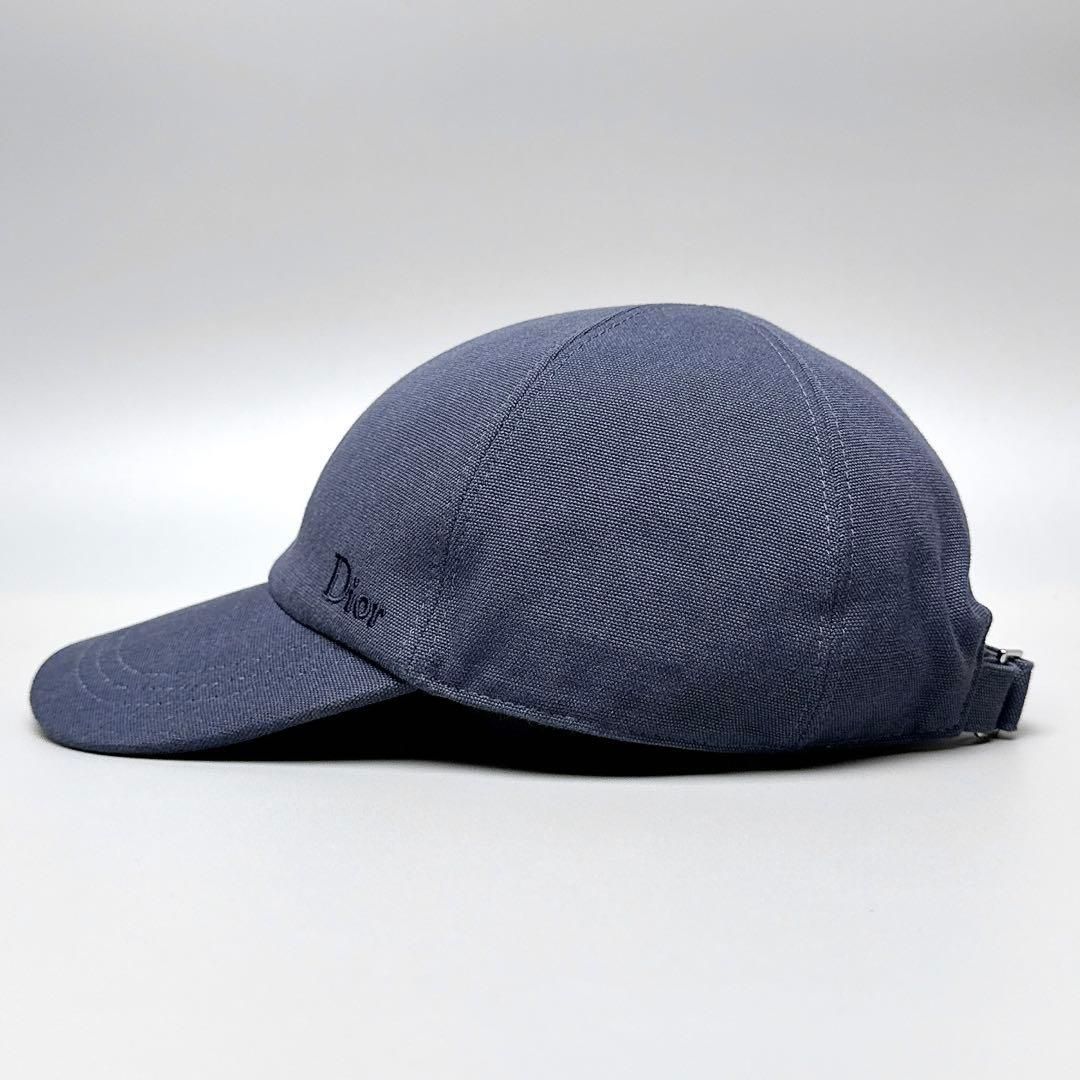 Dior Baseball Cap Logo Navy Hat — view 4