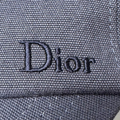 Dior Baseball Cap Logo Navy Hat — view 8