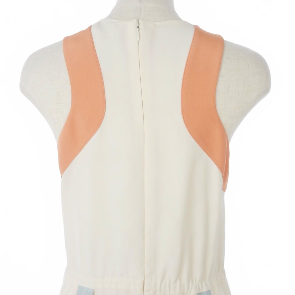 Fendi Color Block Dress Sleeveless Long Length 38 Multicolor — view 6