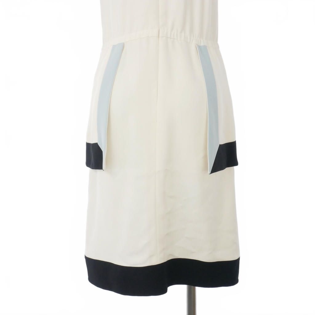 Fendi Color Block Dress Sleeveless Long Length 38 Multicolor — view 7