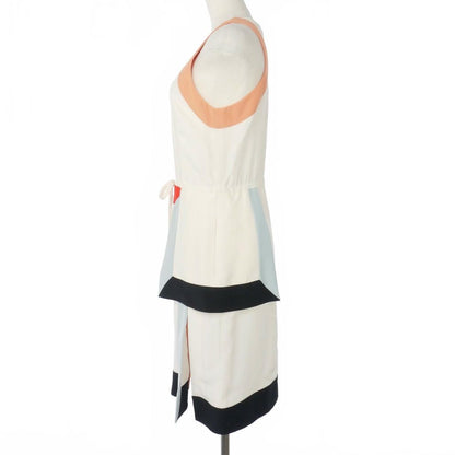 Fendi Color Block Dress Sleeveless Long Length 38 Multicolor — view 4