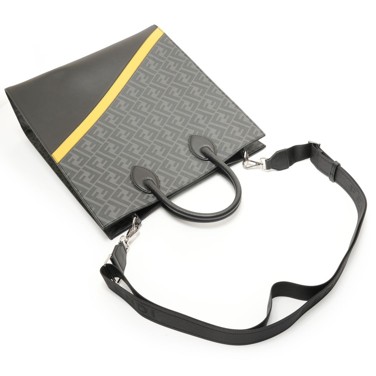 Fendi Handbag Vertical 2-Way Zucca — view 8