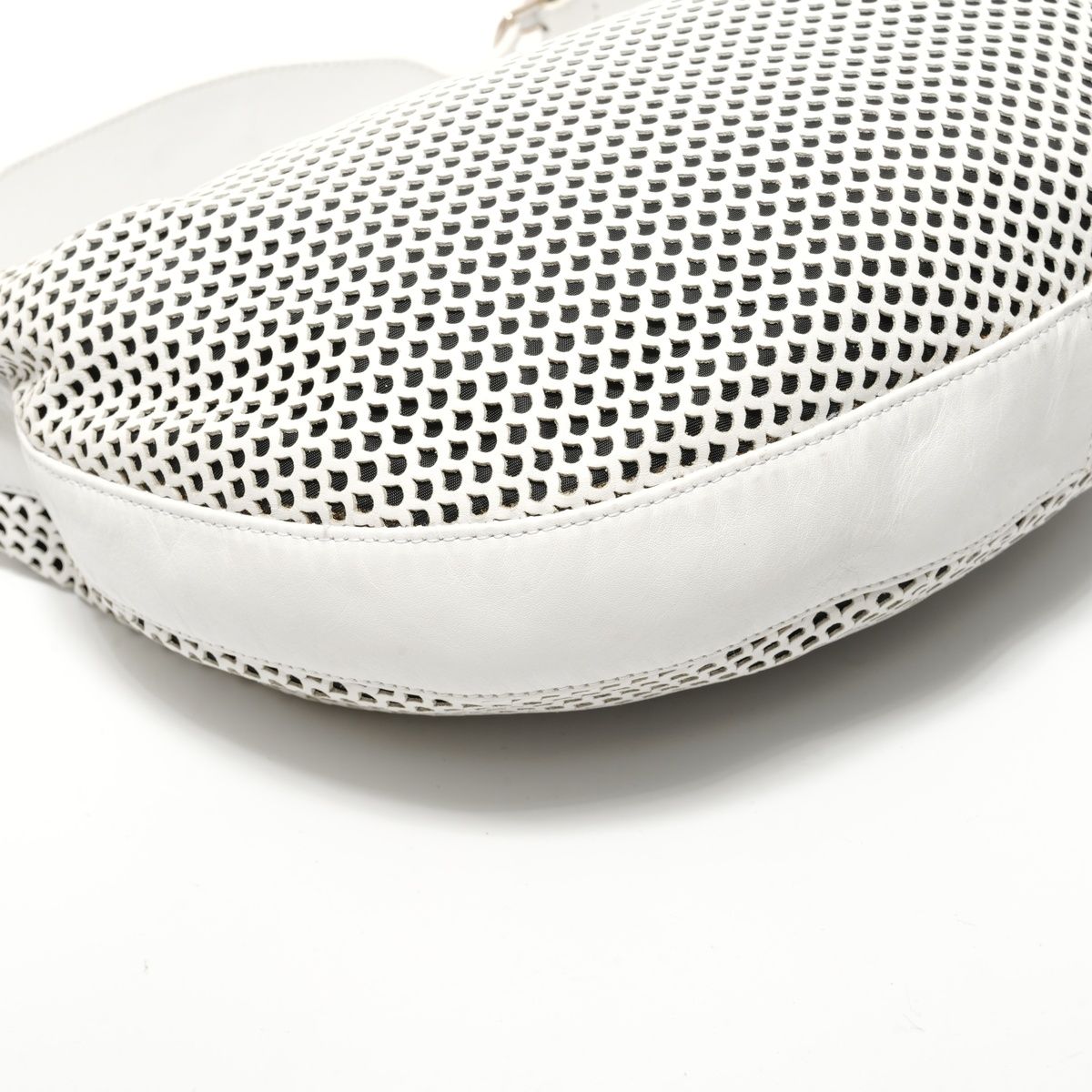 Dior Shoulder Bag Perforated Hobo Leather — view 5