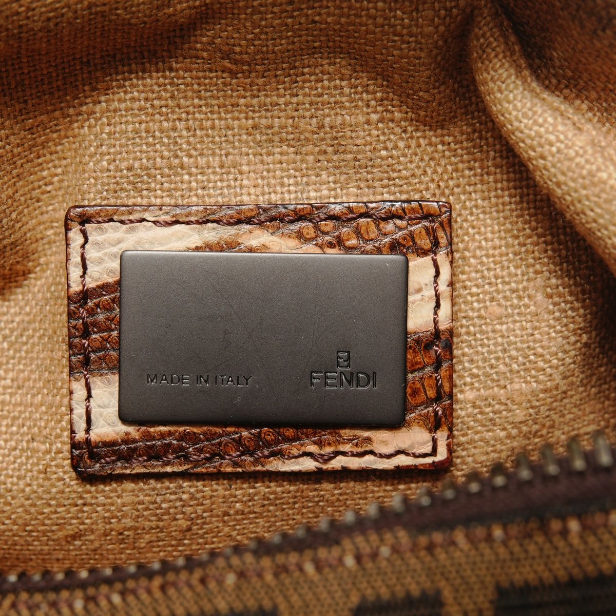 Fendi Shoulder Bag Zucca Canvas — view 9